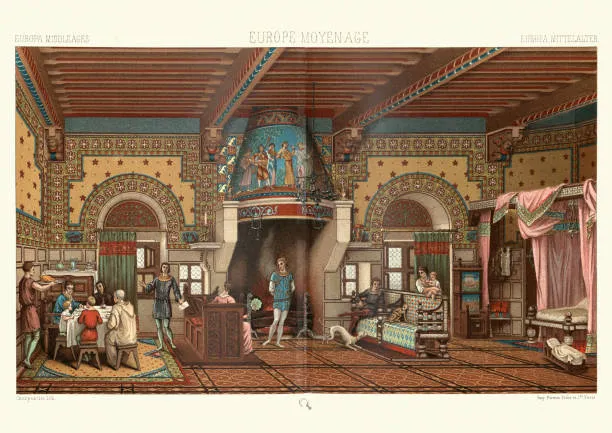 城堡走廊通往圆桌骑士的智慧殿堂